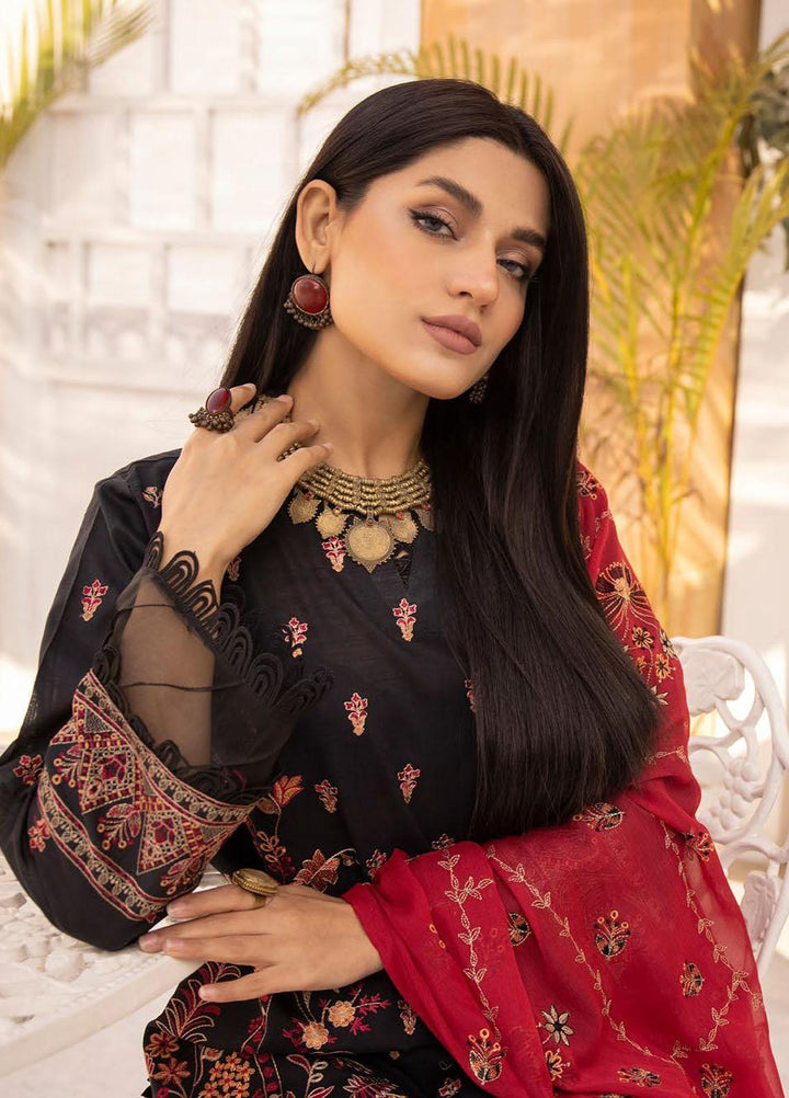 De Lace By Aalaya Embroidered Lawn Suits Unstitched 3 Piece ALY23DL D-01 - Summer Collection