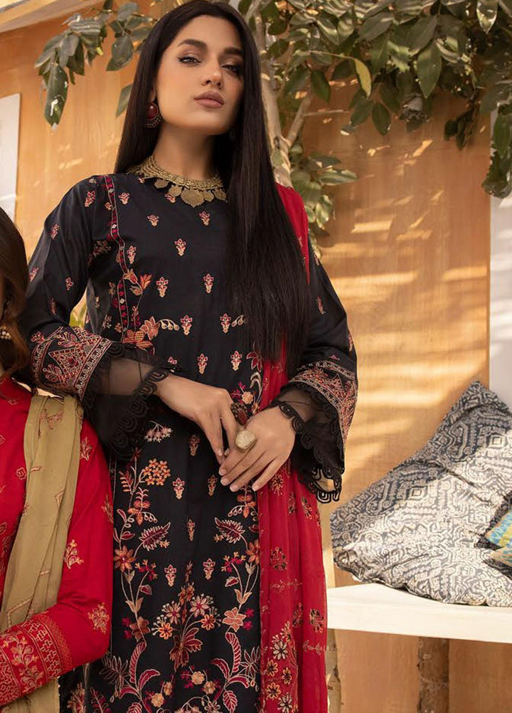 De Lace By Aalaya Embroidered Lawn Suits Unstitched 3 Piece ALY23DL D-01 - Summer Collection