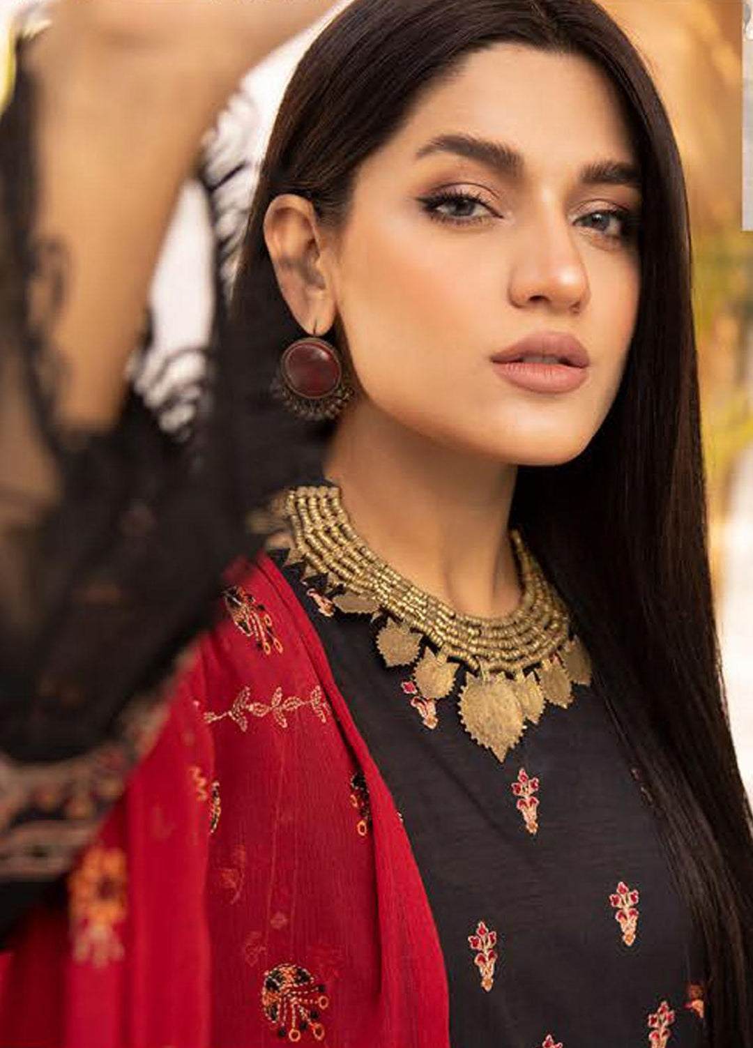 De Lace By Aalaya Embroidered Lawn Suits Unstitched 3 Piece ALY23DL D-01 - Summer Collection