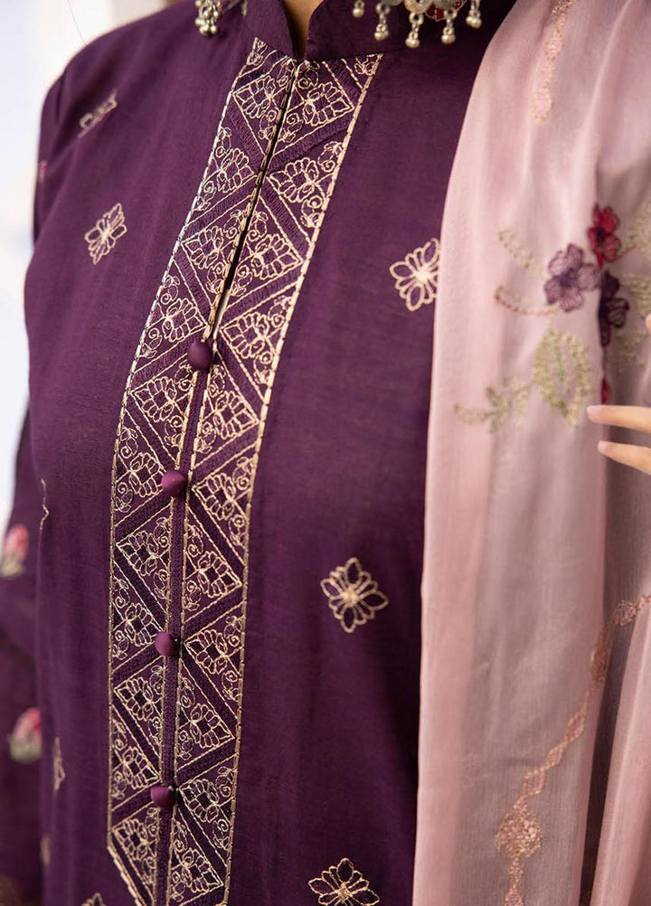 De Lace By Aalaya Embroidered Lawn Suits Unstitched 3 Piece ALY23DL D-04 - Summer Collection