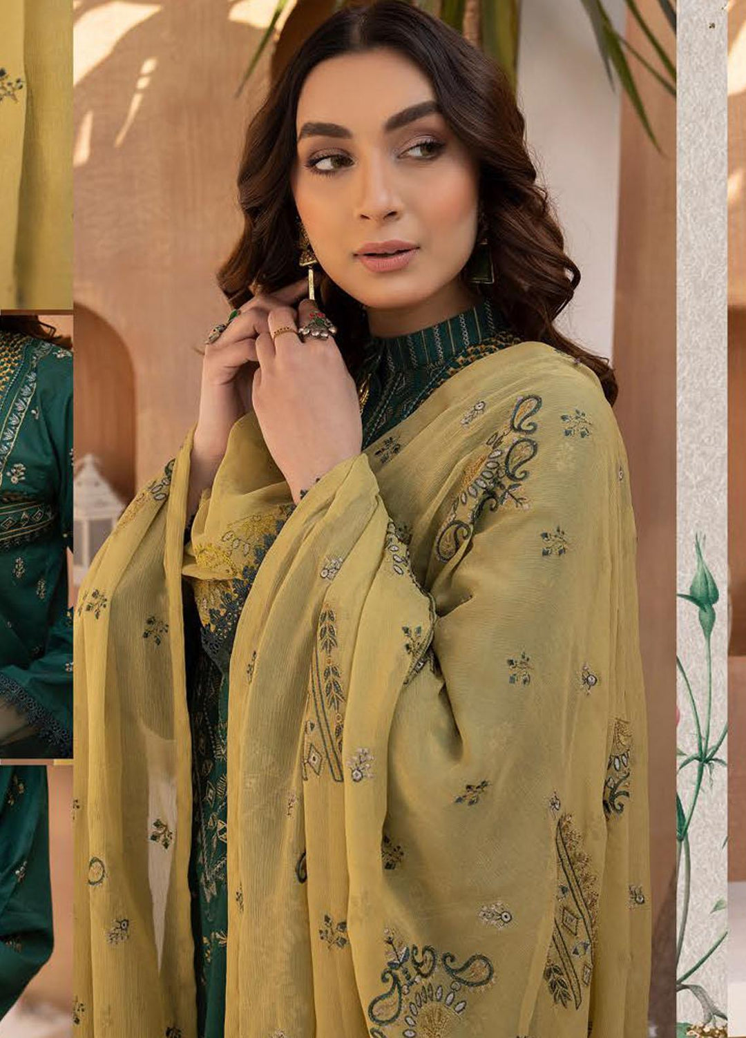 De Lace By Aalaya Embroidered Lawn Suits Unstitched 3 Piece ALY23DL D-05 - Summer Collection
