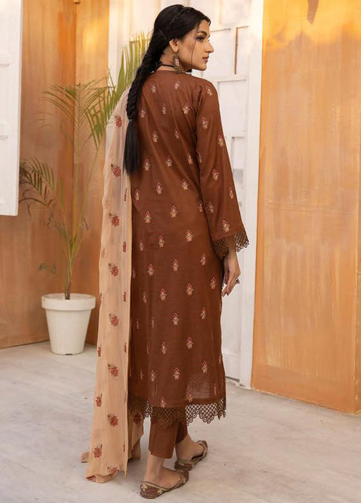 De Lace By Aalaya Embroidered Lawn Suits Unstitched 3 Piece ALY23DL D-06 - Summer Collection