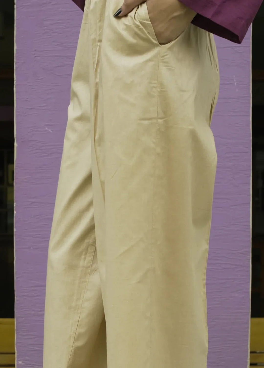 Deck Up Plain Cambric Classic Khaki Trousers