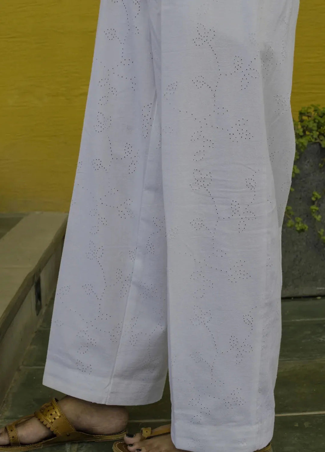 Deck Up Punchwork Cotton Punchwork Trousers