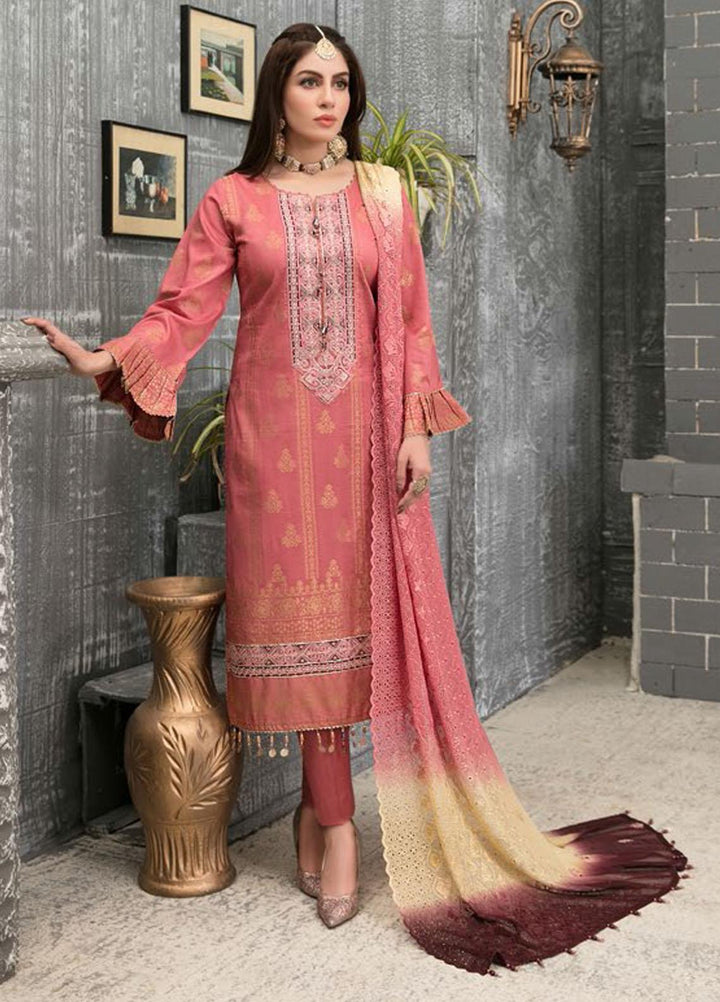 Decked In Dreams By Riaz Arts Embroidered Lawn Suits Unstitched 3 Piece RA21DD 1191 - Summer Collection