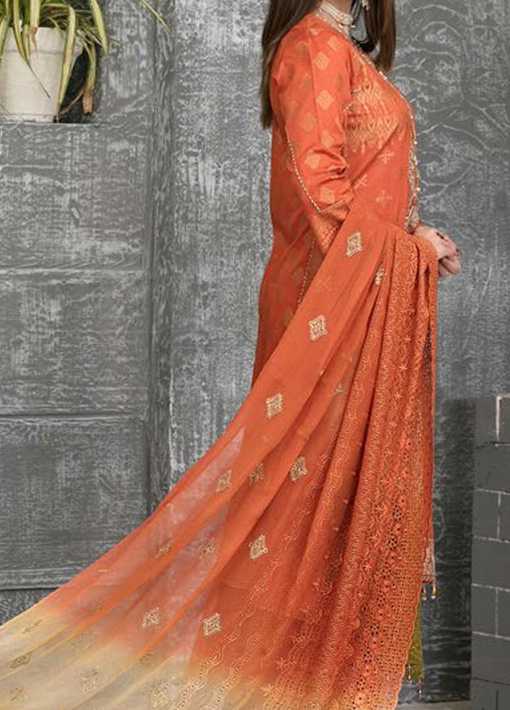 Decked In Dreams By Riaz Arts Embroidered Lawn Suits Unstitched 3 Piece RA21DD 1194 - Summer Collection