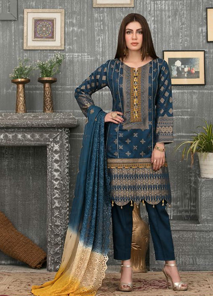 Decked In Dreams By Riaz Arts Embroidered Lawn Suits Unstitched 3 Piece RA21DD 1197 - Summer Collection