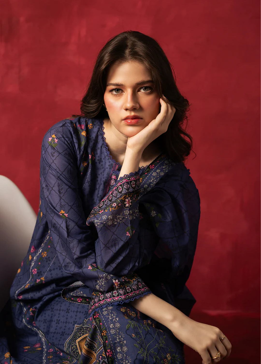 Zoe by Zeen Unstitched Printed Lawn 3 Piece Suit ZN26UZL WFM36605 - Casual Collection