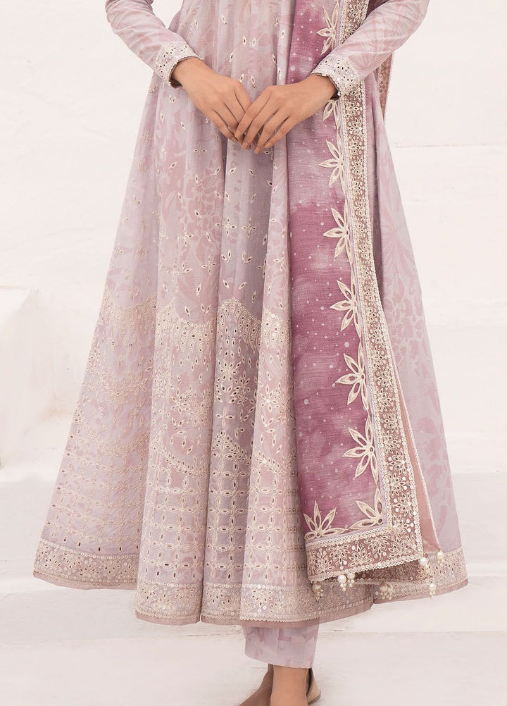 Delia By Jazmin Embroidered Lawn Suits Unstitched 3 Piece JZ24DL D-02 - Summer Collection