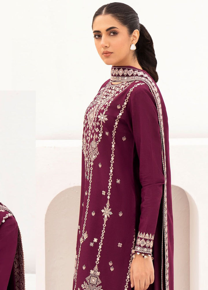 Delia By Jazmin Embroidered Lawn Suits Unstitched 3 Piece JZ24DL D-03 - Summer Collection