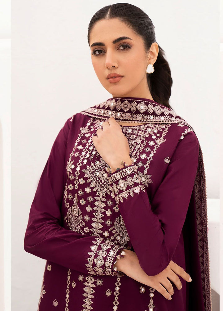 Delia By Jazmin Embroidered Lawn Suits Unstitched 3 Piece JZ24DL D-03 - Summer Collection
