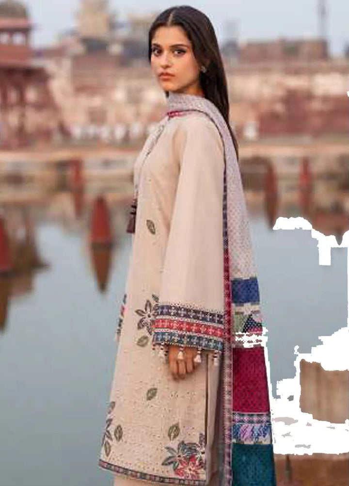 Delia By Jazmin Embroidered Suit Unstitched 3 Piece JZ24DW D-05 - Winter Collection