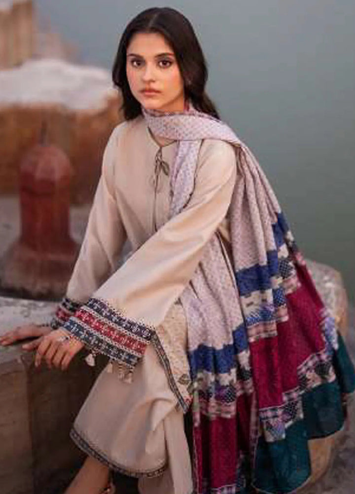 Delia By Jazmin Embroidered Suit Unstitched 3 Piece JZ24DW D-05 - Winter Collection