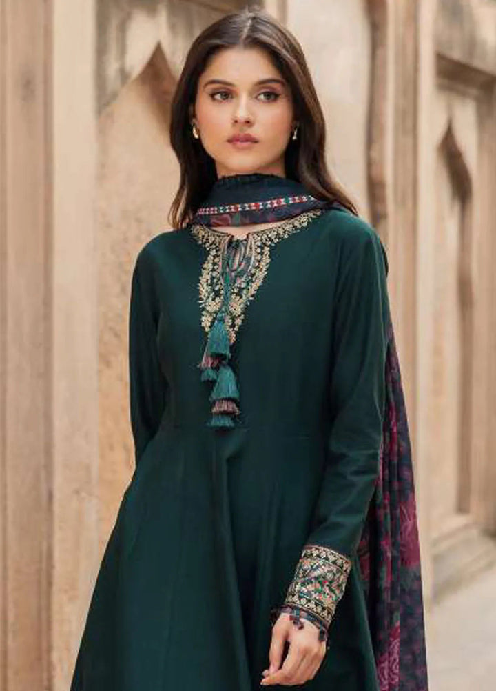 Delia By Jazmin Embroidered Suit Unstitched 3 Piece JZ24DW D-08 - Winter Collection