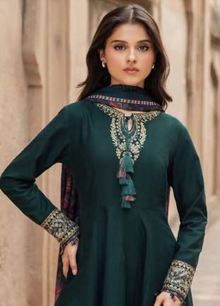Delia By Jazmin Embroidered Suit Unstitched 3 Piece JZ24DW D-08 - Winter Collection