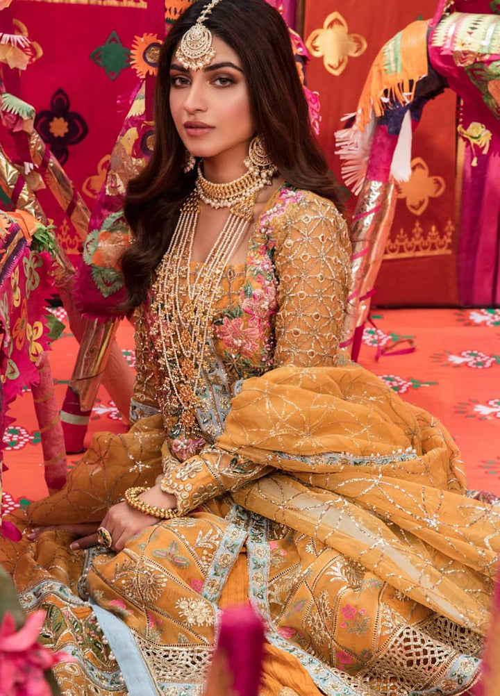 Desi Wedding Ho Rae Hai by Crimson Embroidered Organza Suits Unstitched 3 Piece CR22WD 4A Kayseri - Wedding Collection