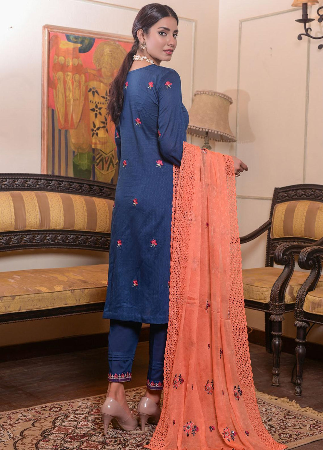 Desiring Soul By MTF Embroidered Lawn Suits Unstitched 3 Piece MTF22DS 03 - Summer Collection