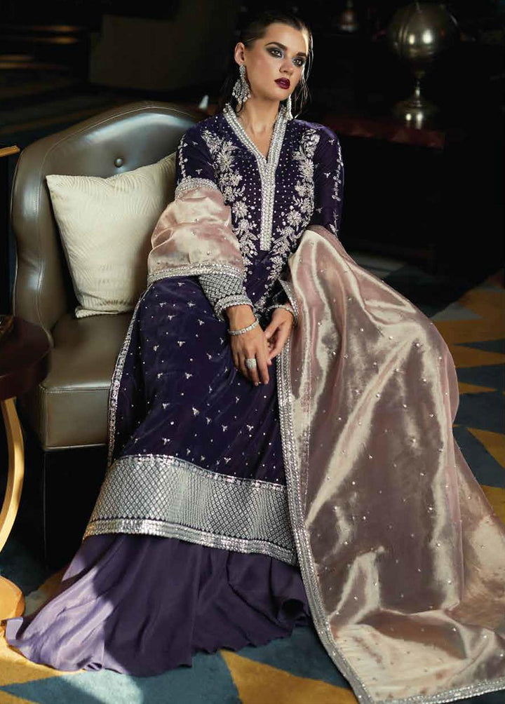 Destiny by Mushq Embroidered Velvet Suits Unstitched 3 Piece MQ22D MV22-01 Glee - Luxury Collection
