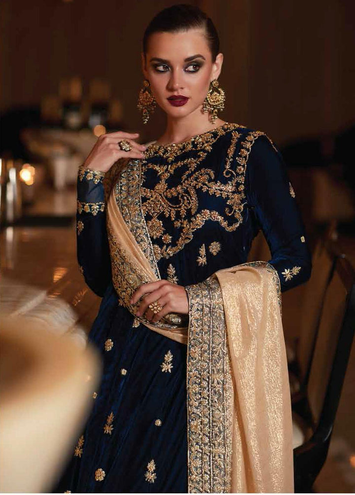 Destiny by Mushq Embroidered Velvet Suits Unstitched 3 Piece MQ22D MV22-04 Frenzy - Luxury Collection