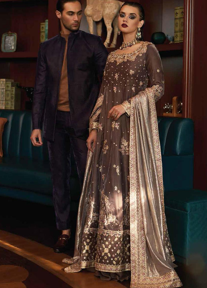 Destiny by Mushq Embroidered Velvet Suits Unstitched 3 Piece MQ22D MV22-05 Elysium - Luxury Collection