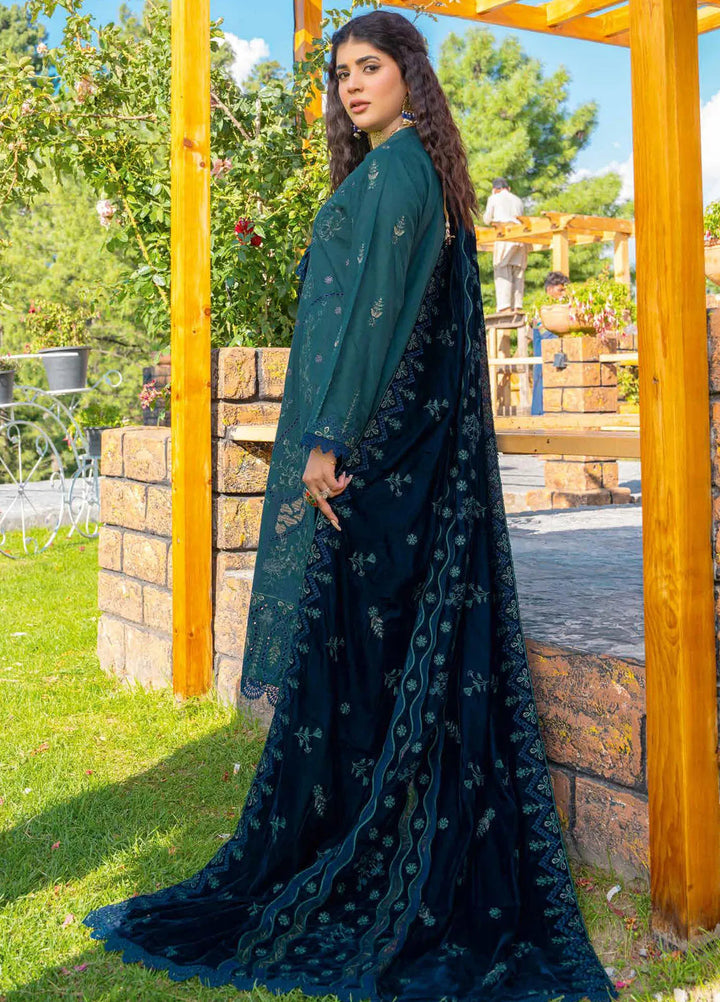 Destiny By Riaz Arts Embroidered Wool Suit Unstitched 3 Piece RA24DU D-04 - Winter Collection