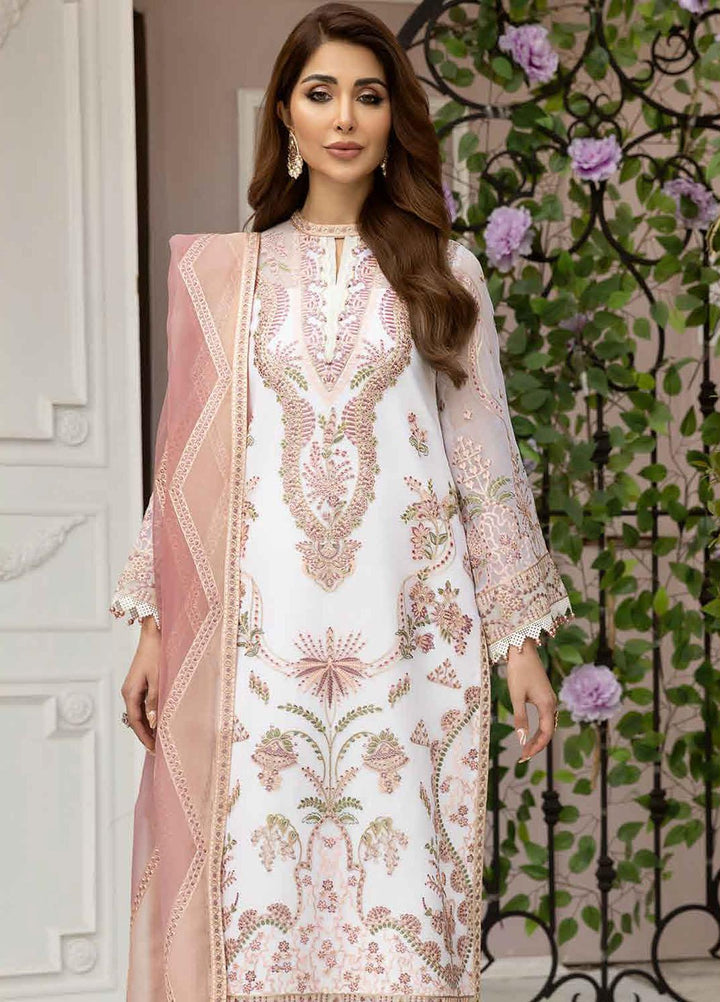 Dhaagay By Alizeh Fashion Embroidered Chiffon Suits Unstitched 3 Piece AFB23D 08 Kaavish - Formal Collection