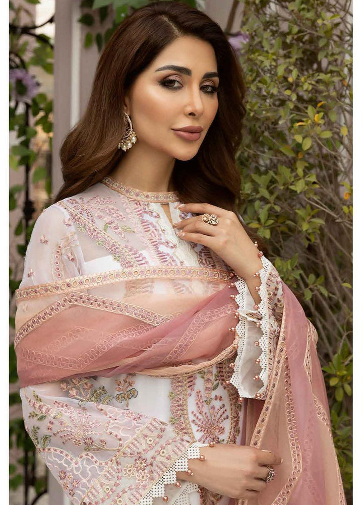 Dhaagay By Alizeh Fashion Embroidered Chiffon Suits Unstitched 3 Piece AFB23D 08 Kaavish - Formal Collection