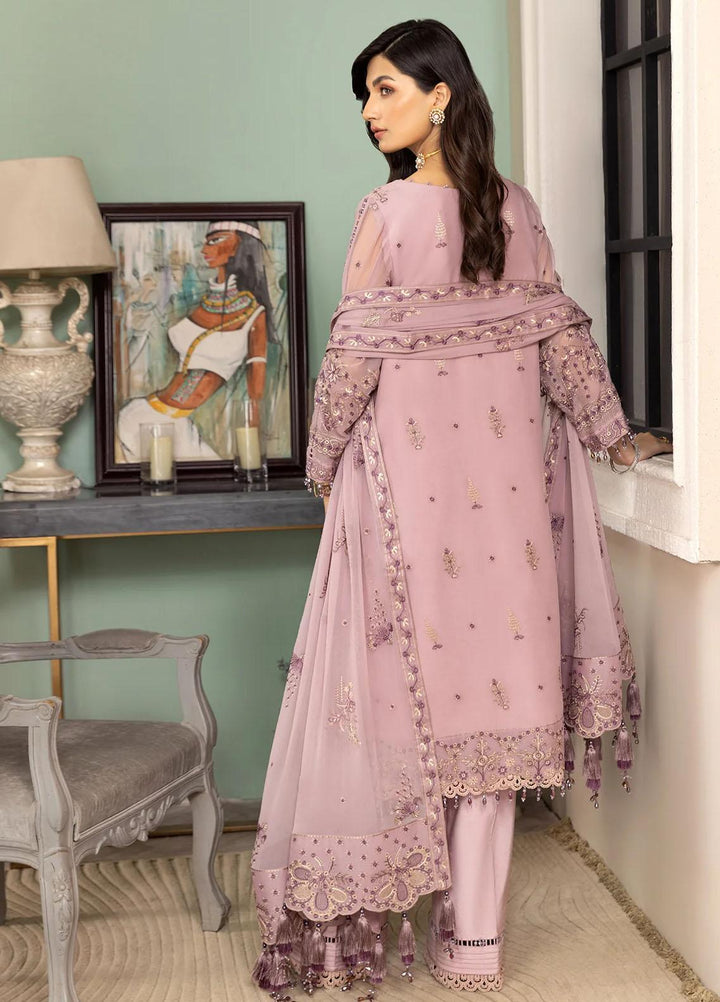 Dhaagay By Alizeh Fashion Embroidered Chiffon Suits Unstitched 3 Piece AFB23D-V2 D-09 Saanvi - Formal Collection