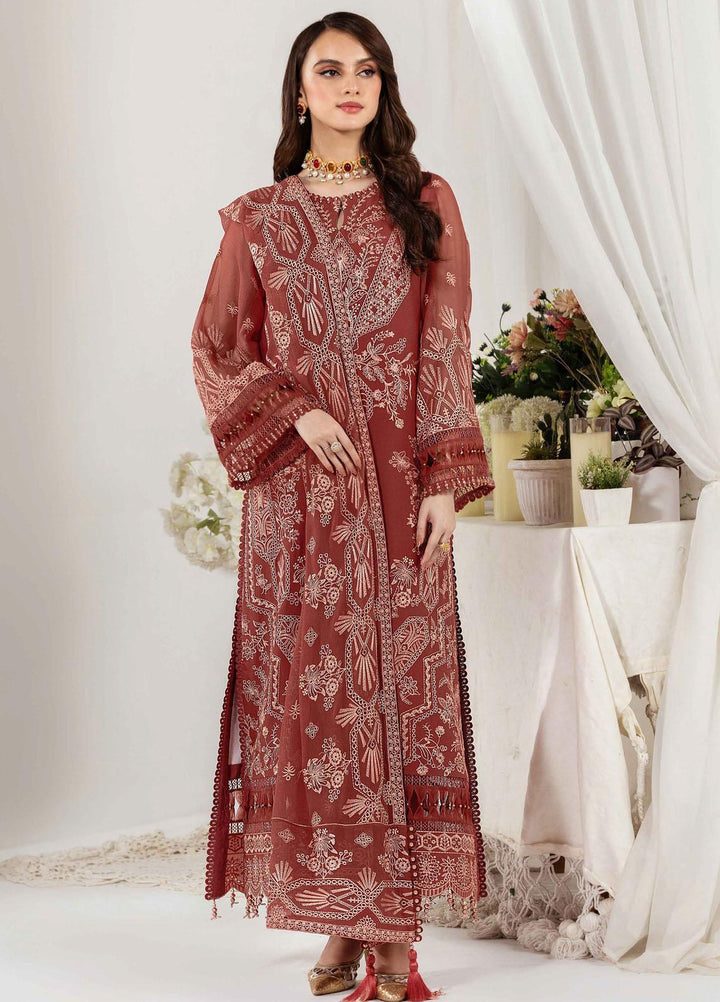 Dhaagay By Alizeh Fashion Embroidered Chiffon Suits Unstitched 3 Piece AFB23-D3 03 Ariya - Formal Collection