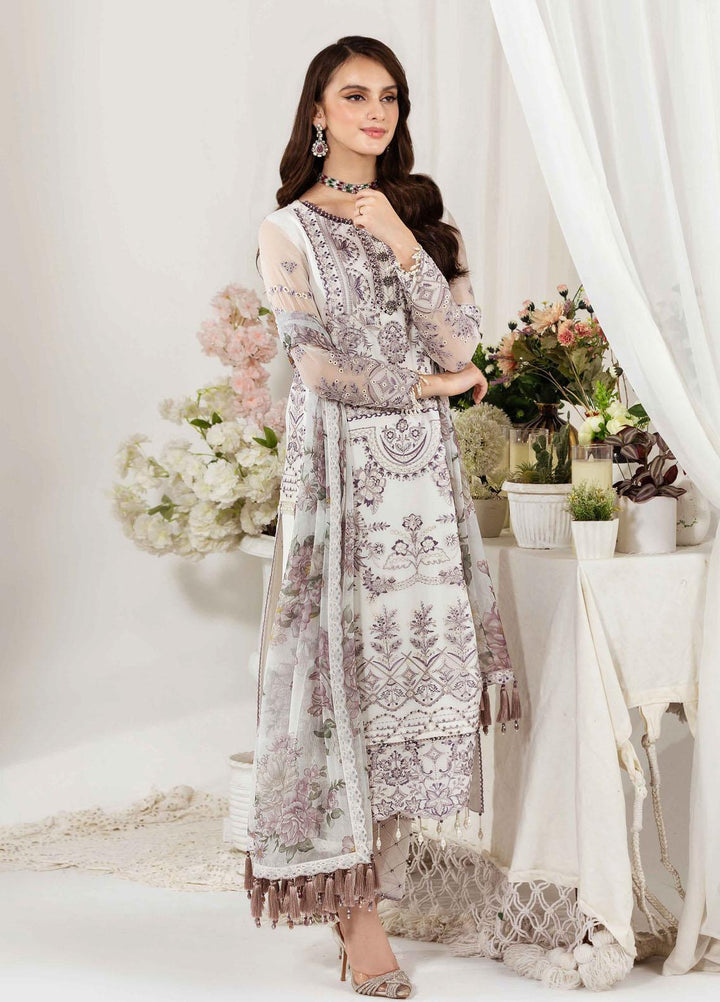 Dhaagay By Alizeh Fashion Embroidered Chiffon Suits Unstitched 3 Piece AFB23-D3 06 Apsara - Formal Collection