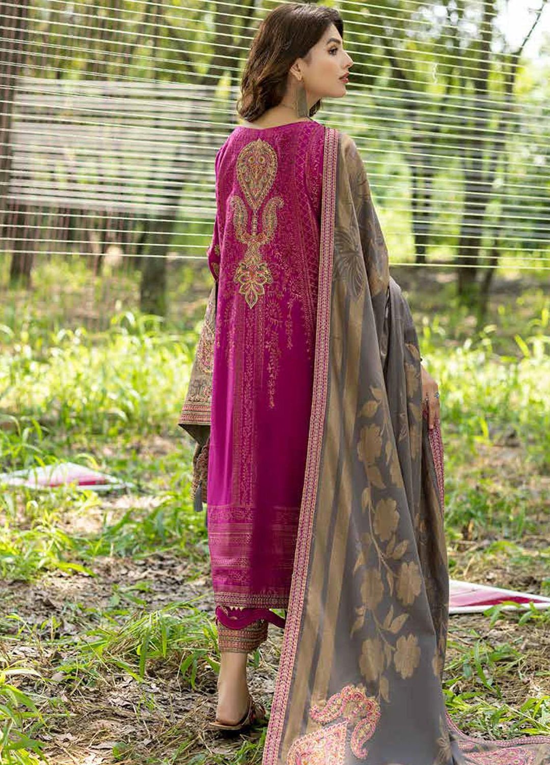 Dhaagay by Charizma Embroidered Khaddar Suits Unstitched 3 Piece CRZ22DH CEW-04 - Winter Collection