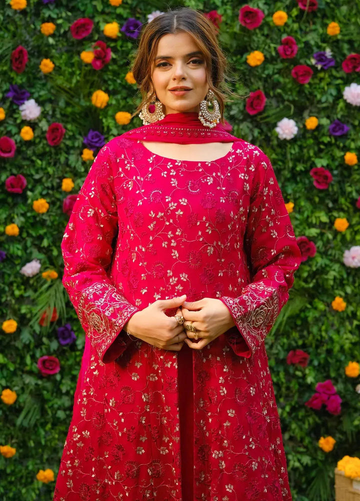 Dhaga Pret Embroidered Chiffon 3 Piece Suit Noori