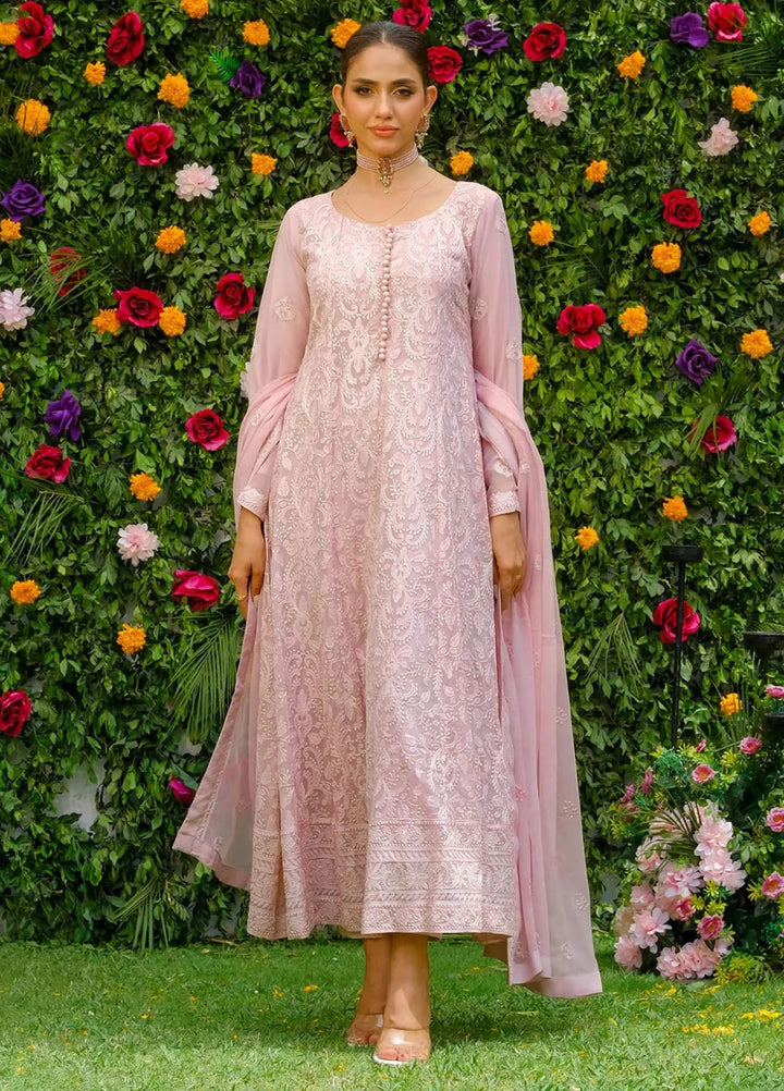Dhaga Pret Embroidered Chiffon 3 Piece Suit Ruhi