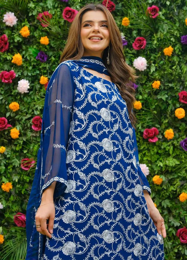 Dhaga Pret Embroidered Chiffon 3 Piece Suit Seher