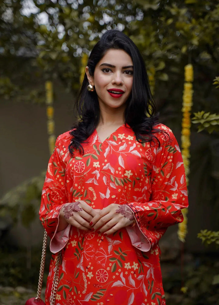 Dhaga Pret Printed Crepe 2 Piece Suit Ellena