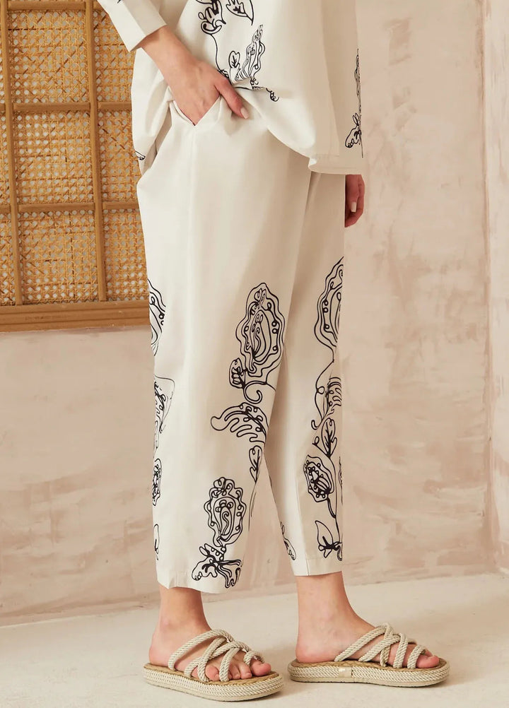Dhaga Pret Printed Crepe 2 Piece Suit Valentino