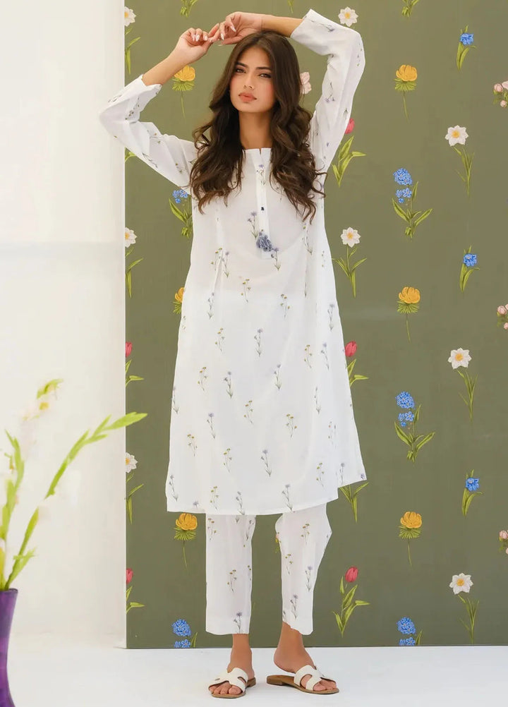 Dhaga Pret Printed Lawn 2 Piece Suit Matching Separate 0013