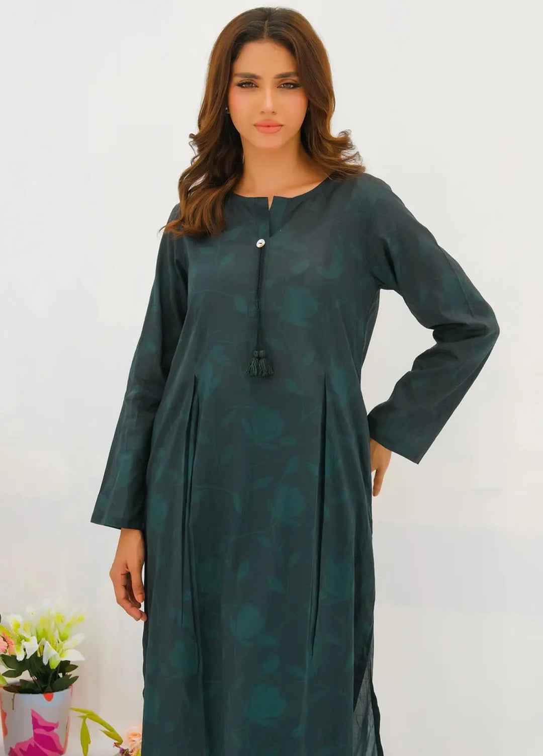 Dhaga Pret Printed Lawn 2 Piece Suit Matching Separate 0014