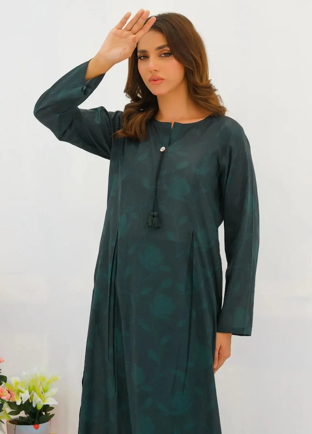 Dhaga Pret Printed Lawn 2 Piece Suit Matching Separate 0014
