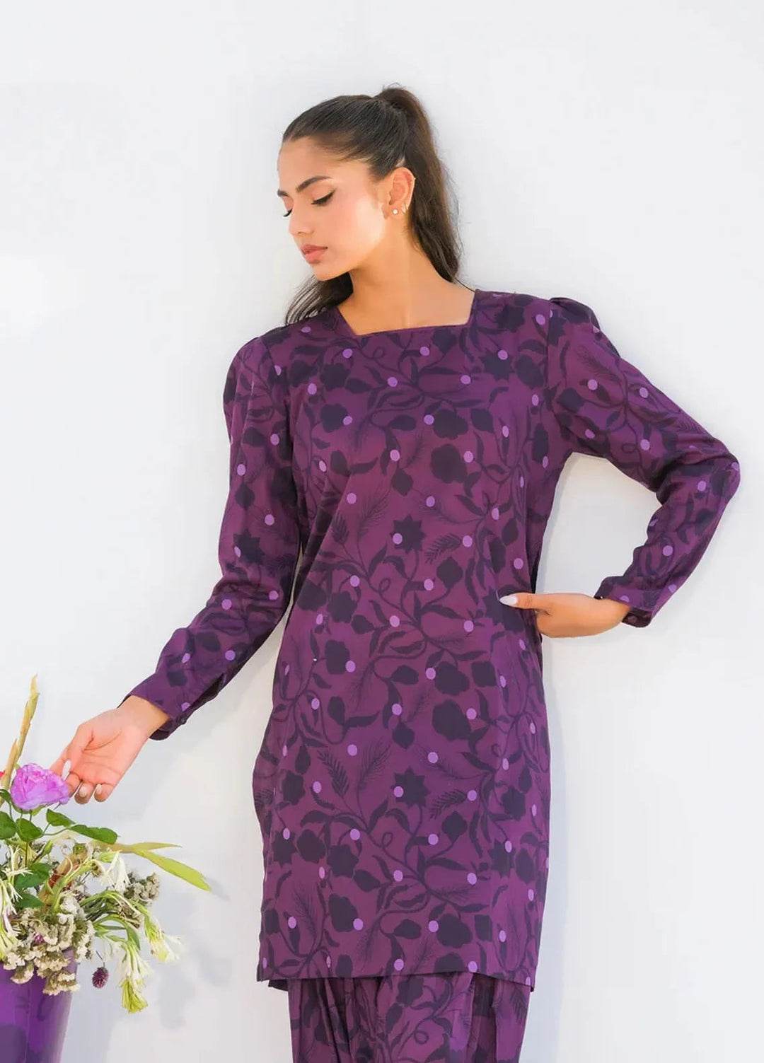 Dhaga Pret Printed Lawn 2 Piece Suit Matching Separate 0025