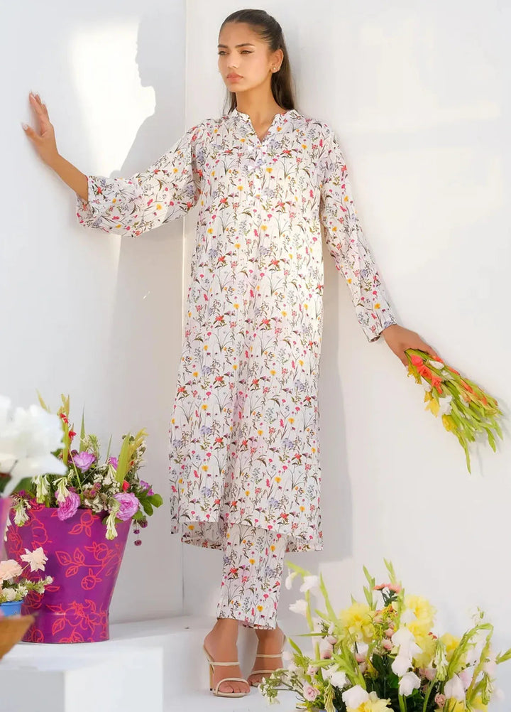 Dhaga Pret Printed Lawn 2 Piece Suit Matching Separate 002