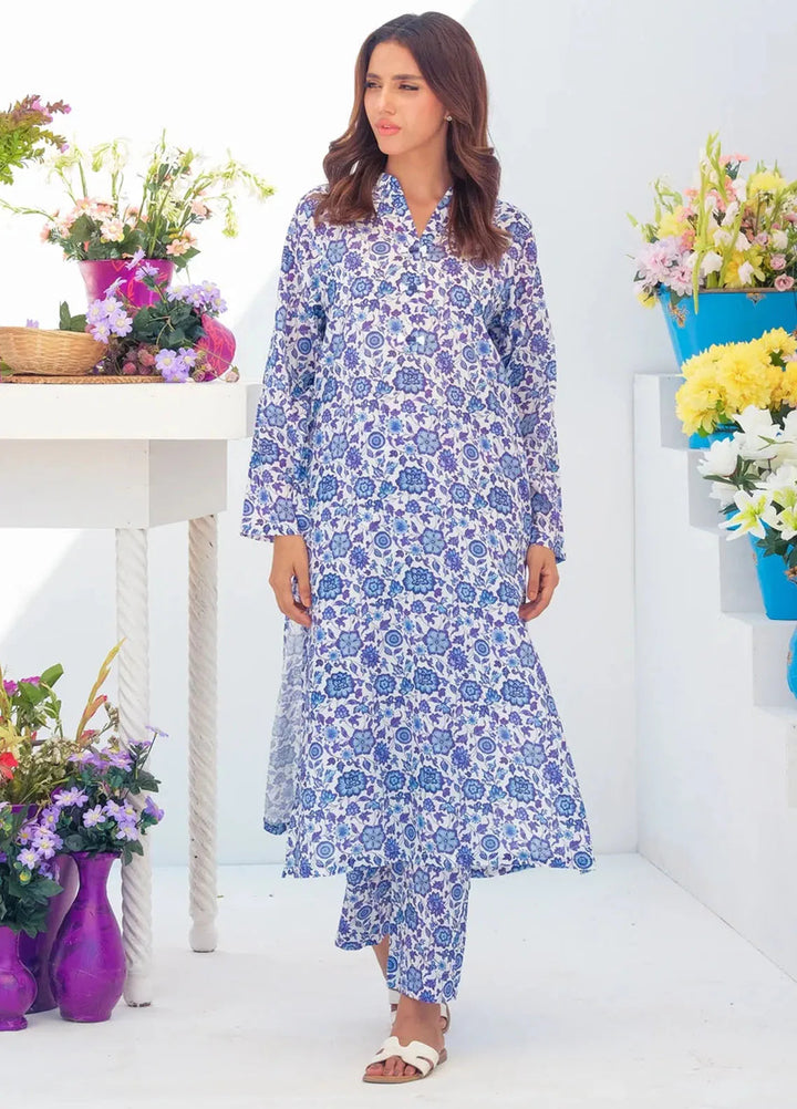 Dhaga Pret Printed Lawn 2 Piece Suit Matching Separate 004
