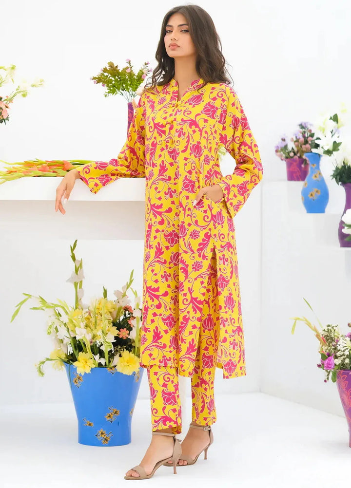 Dhaga Pret Printed Lawn 2 Piece Suit Matching Separate 005
