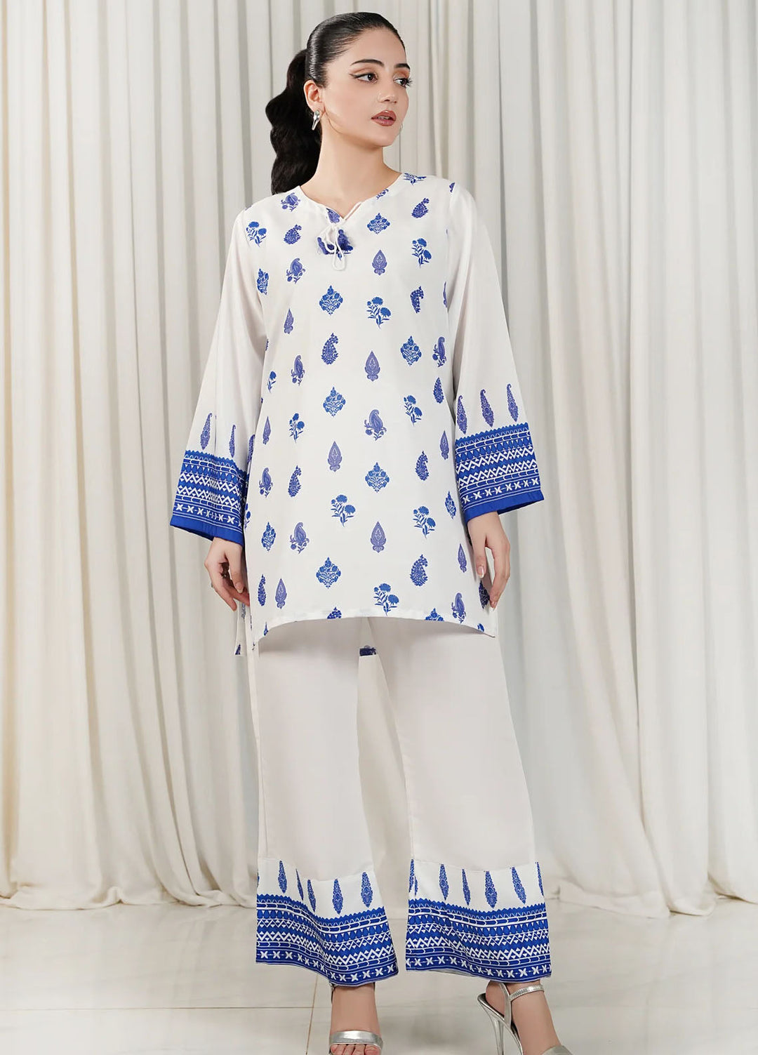 Dhaga Pret Printed Poly Cambric 2 Piece Suit Abigail