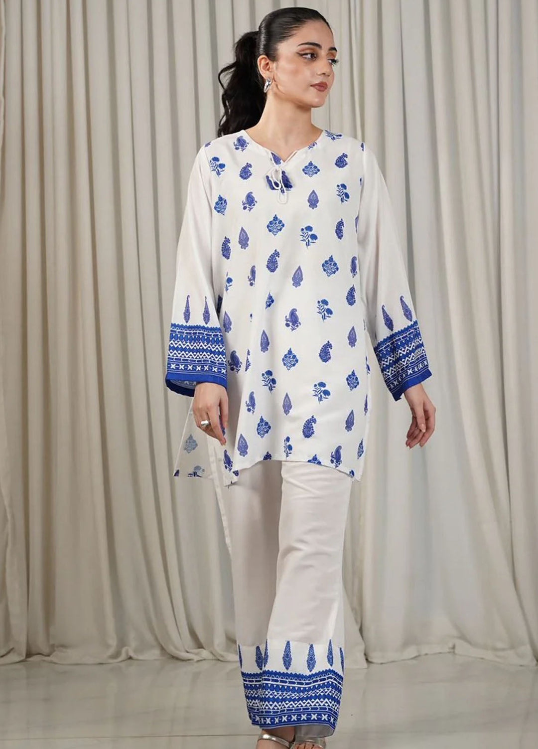 Dhaga Pret Printed Poly Cambric 2 Piece Suit Abigail