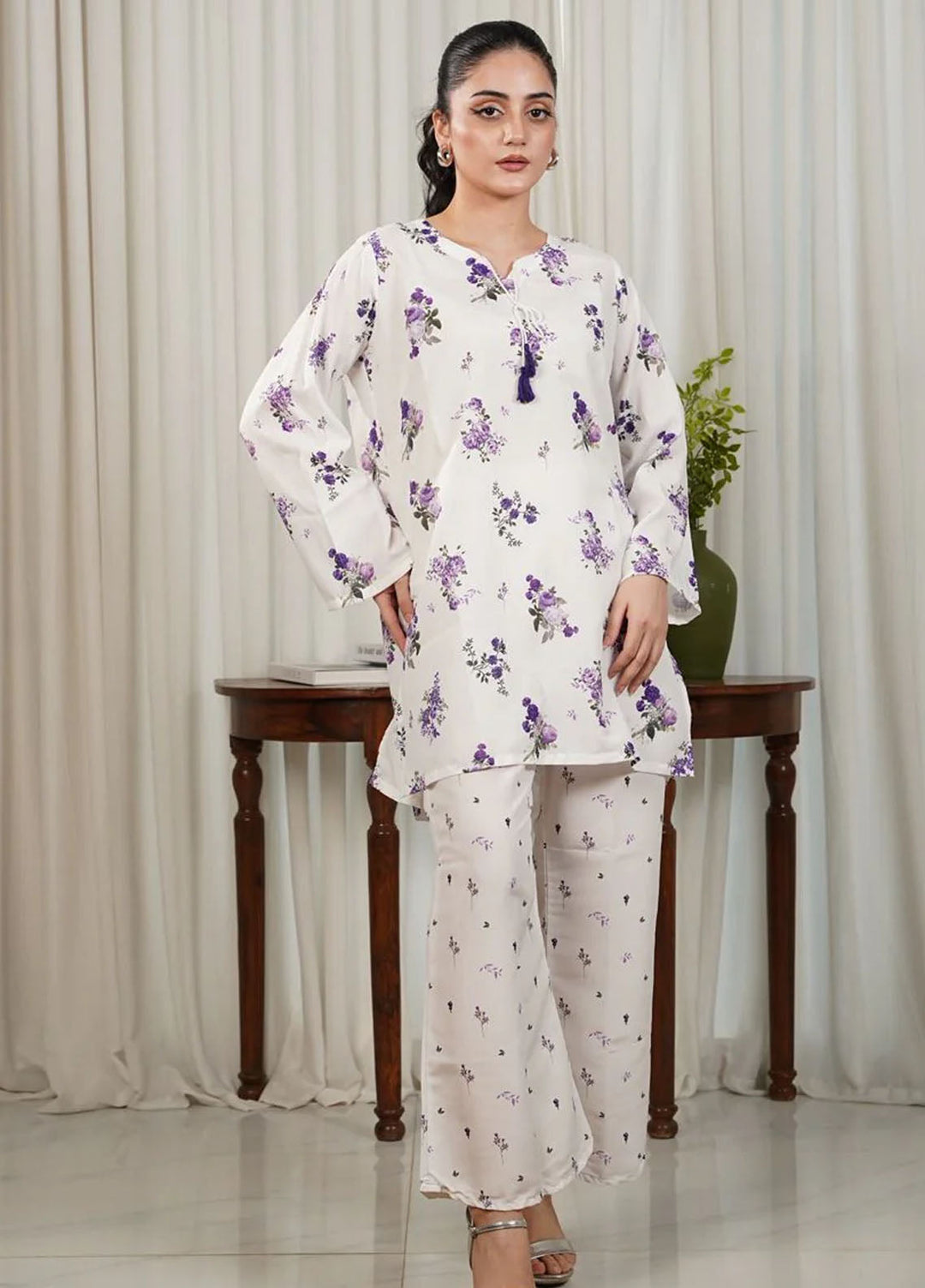 Dhaga Pret Printed Poly Cambric 2 Piece Suit Blaire