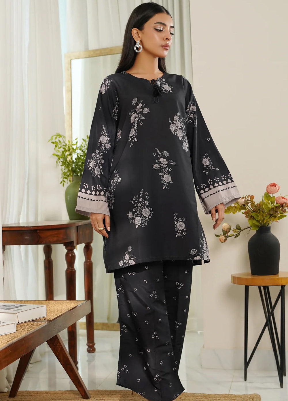 Dhaga Pret Printed Poly Cambric 2 Piece Suit Lina