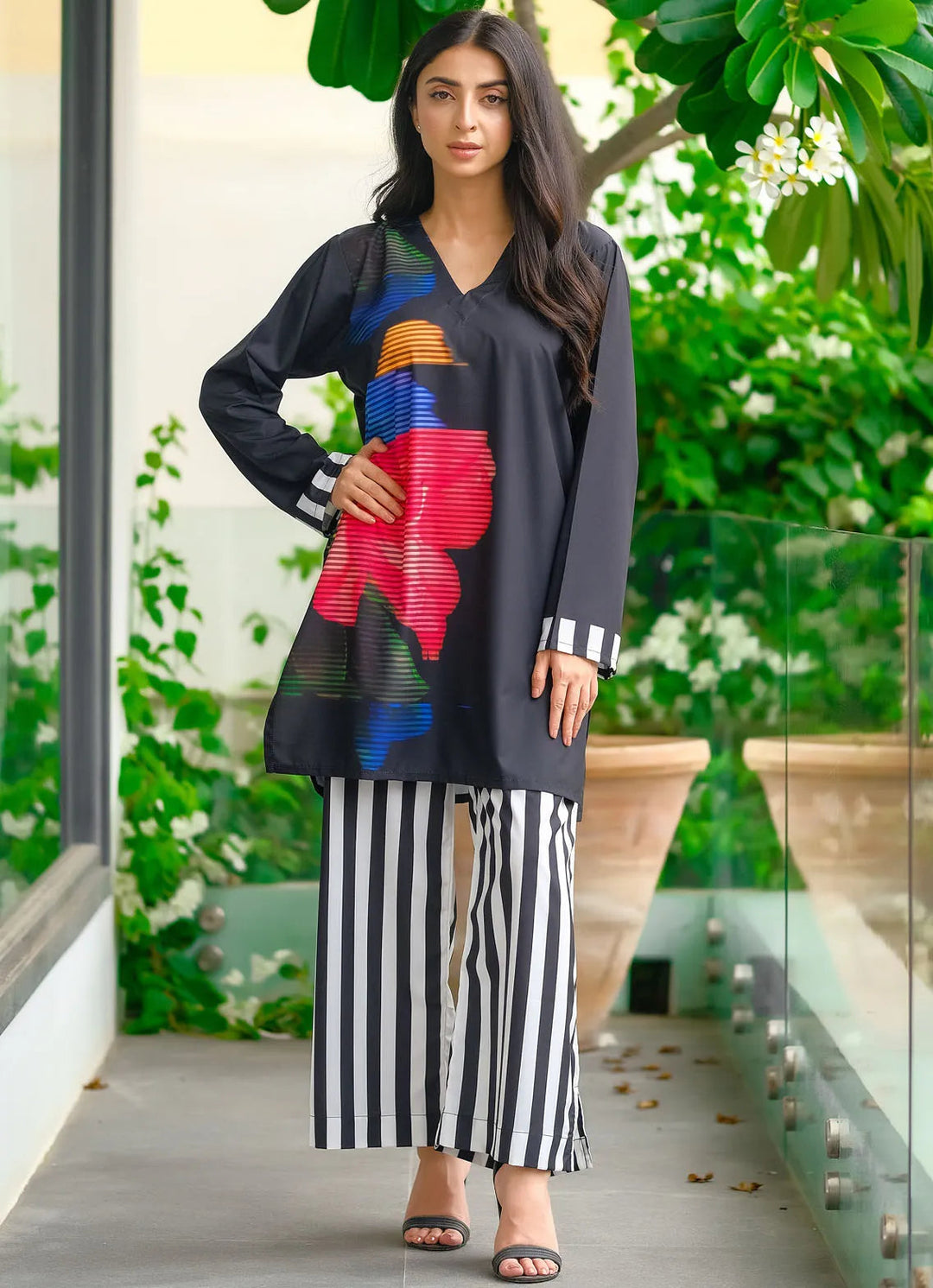 Dhaga Pret Printed Soft Crepe 2 Piece Cyra