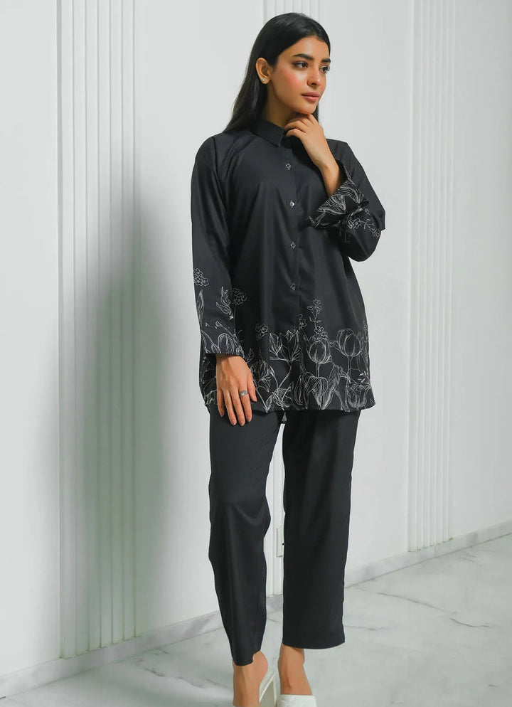 Dhaga Pret Printed Soft Crepe 2 Piece Dianthus