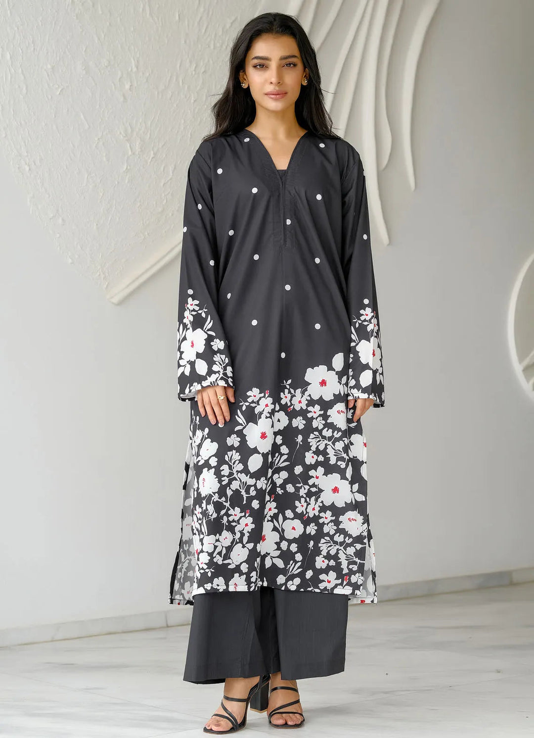 Dhaga Pret Printed Soft Crepe 2 Piece Eclipse